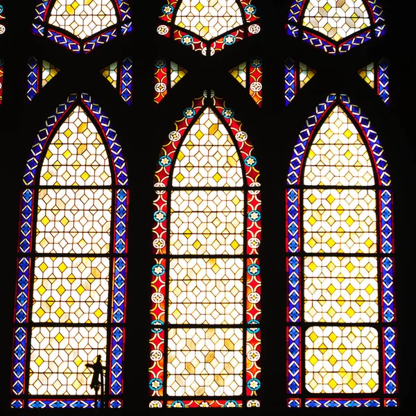 Внутрішній вид на собор Сен-Жан-де-Монмартр — стокове фото