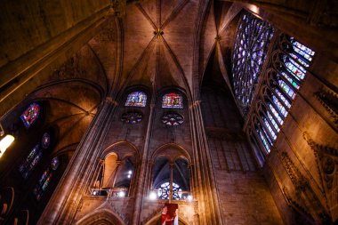 Notre Dame de Paris Katedrali iç 