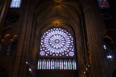 Notre Dame de Paris Katedrali iç 