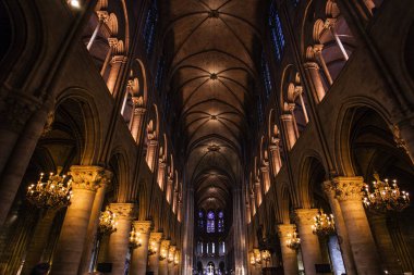 Notre Dame de Paris Katedrali iç