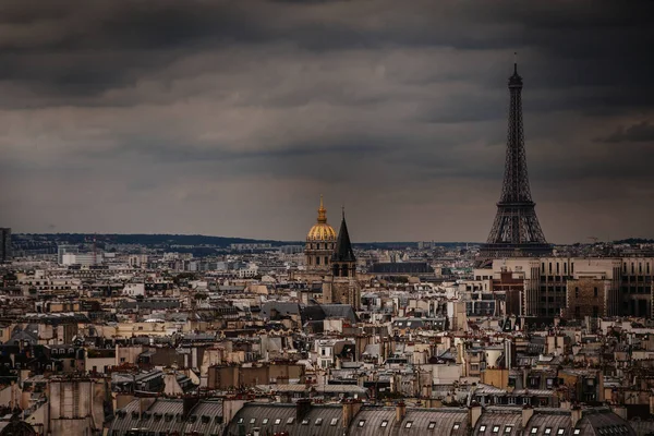 Θέα στον Πύργο του Άιφελ, Παρίσι, Γαλλία — Φωτογραφία Αρχείου