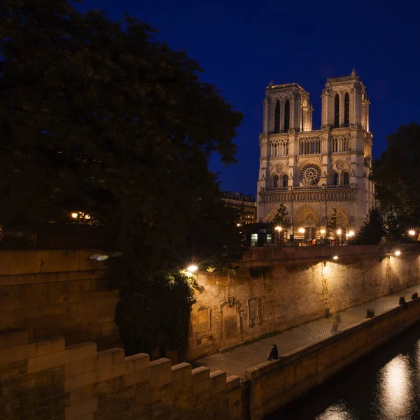 Notre Dame de Paris at Evening,  France Stock Image