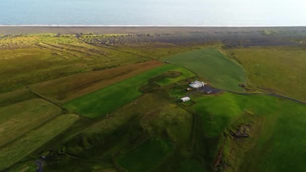 Paesaggi Dell Islanda Presi Dal Cielo Drone — Video Stock