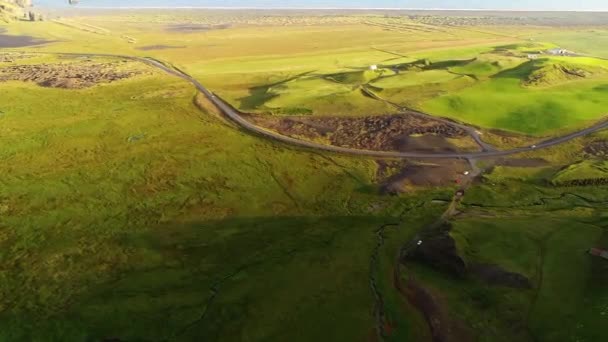 Paisajes Islandia Tomados Del Cielo Drone — Vídeo de stock