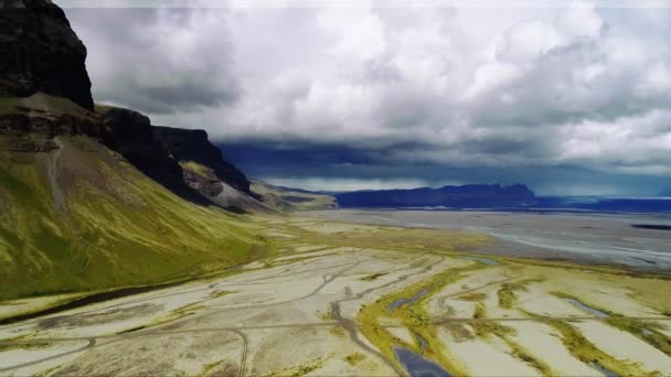 Jokulsarlon Glaciar Alrededores Islandia Paisajes — Vídeo de stock