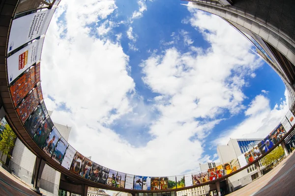 Brüssel Belgien Mai 2015 Außenfassade Des Europäischen Parlaments Brüssel Belgien — Stockfoto