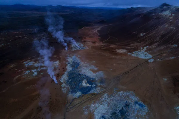 Ісландський Аерофотозйомка захоплений гул. Красивий пейзаж — стокове фото