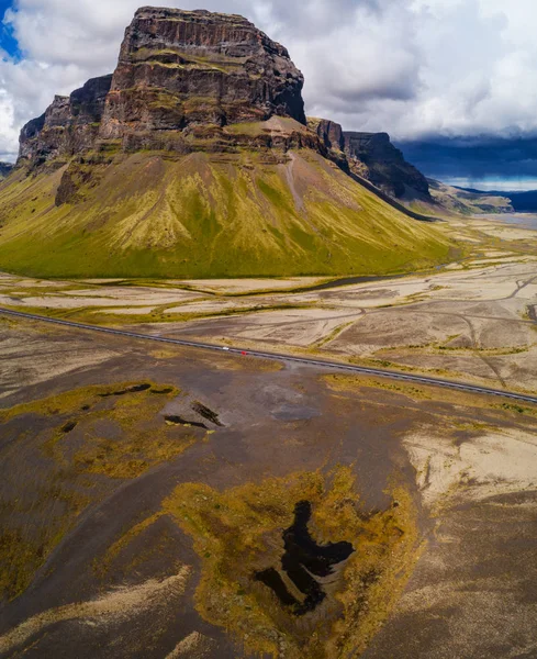 Jokulsarlon gletsjer omgeving, IJsland landschappen, — Stockfoto