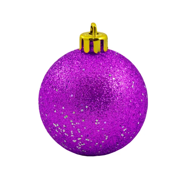 Bola de brinquedo de Natal Lilac — Fotografia de Stock