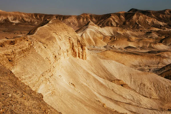 Judaïsche Woestijn (Judese Woestijn) landschap, Israël — Stockfoto
