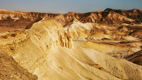 Judaïsche Woestijn (Judese Woestijn) landschap, Israël — Stockfoto
