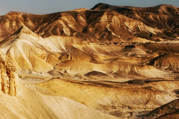 Júdeai sivatag (Júdeai sivatag) táj, Izrael — Stock Fotó