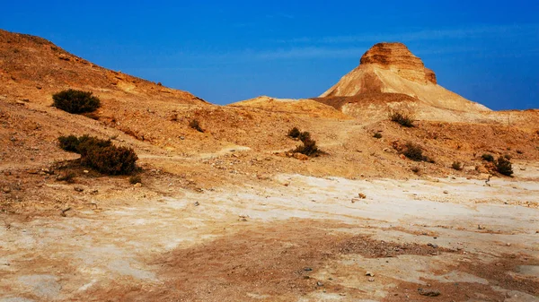 Иудейский (Иудейский) пейзаж пустыни, Израиль — стоковое фото