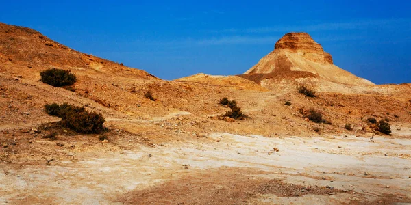 Giudaico (Giudeo) Deserto paesaggio, Israele — Foto Stock