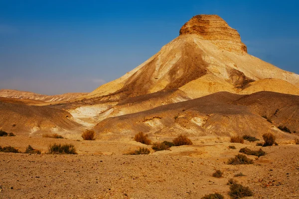 Giudaico (Giudeo) Deserto paesaggio, Israele — Foto Stock