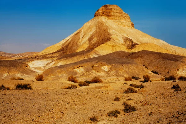 Giudaico (Giudeo) Deserto paesaggio, Israele — Foto Stock