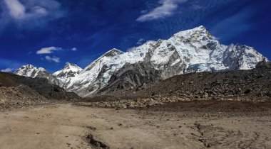 Everest saha kampı trek, nepal. Himalayalar sayısı