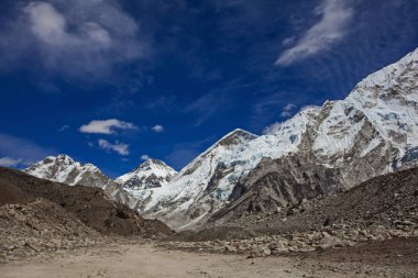 Everest saha kampı trek, nepal. Himalayalar sayısı