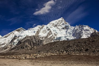 Everest saha kampı trek, nepal. Himalayalar sayısı