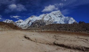 Everest saha kampı trek, nepal. Himalayalar sayısı