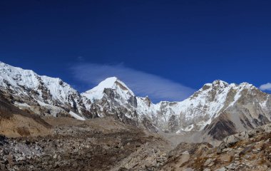 Everest saha kampı trek, nepal. Himalayalar sayısı