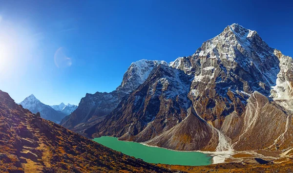 Everest Saha Kampı Trek Nepal Himalayalar Sayısı — Stok fotoğraf