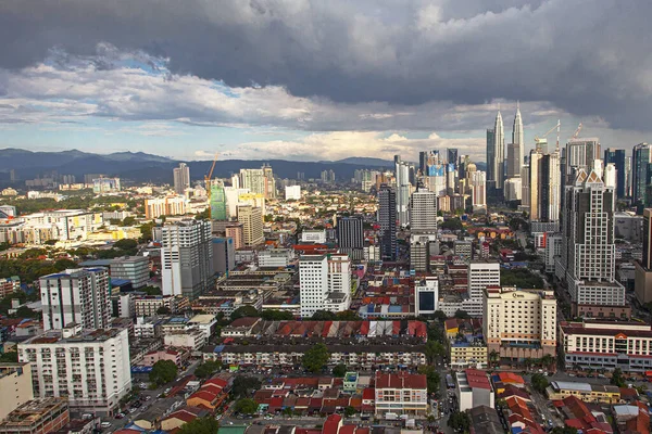 말레이시아의 콸라룸푸르 2020 Panorama View Kuala Lumpur City Center Malaysia — 스톡 사진
