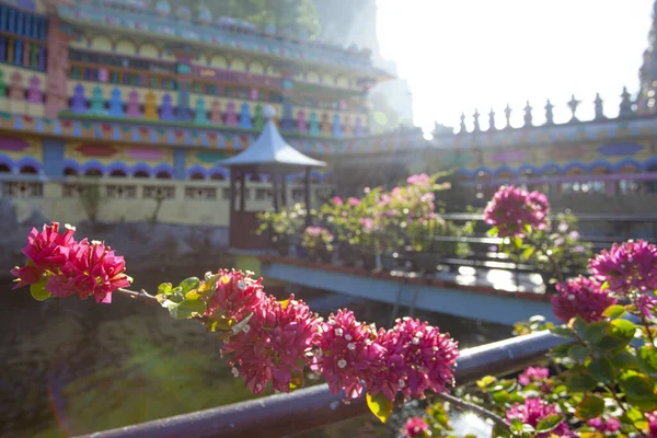 Schöner Hindu Tempel Der Nähe Von Fledermaus Und Villenhöhlen Kuala — Stockfoto