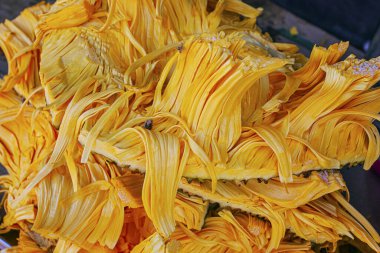 Malezya 'da satılık Jack meyvesi