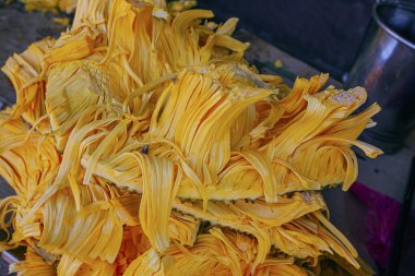 Malezya 'da satılık Jack meyvesi