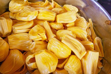 Malezya 'da satılık Jack meyvesi