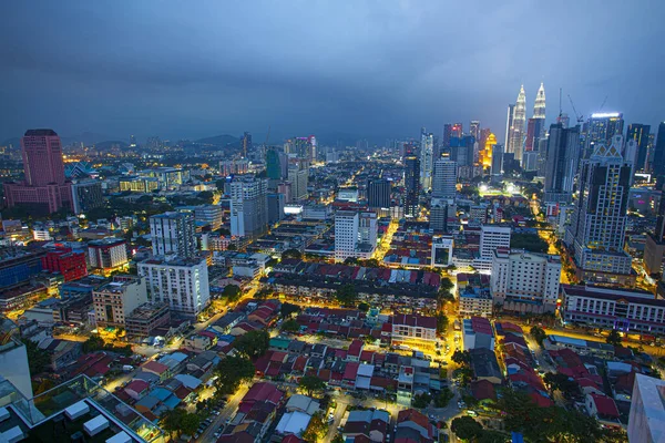 Kuala Lumpur Malaysia January 2020 Top View Kuala Lumpur City — Stock Photo, Image