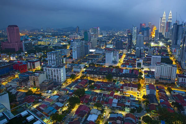 Kuala Lumpur Malásia Janeiro 2020 Vista Superior Horizonte Cidade Kuala — Fotografia de Stock