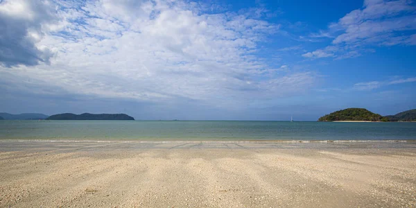 Ljusa Färger Naturen Morgon Pantai Cenang Stranden Langkawi Malaysia — Stockfoto