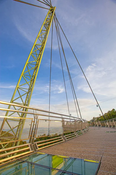 Знаменитый Небесный Мост Один Символов Малайзии Острове Лангкави — стоковое фото