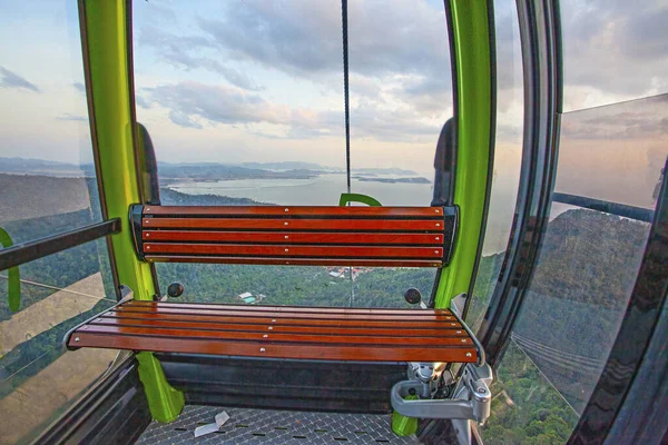 Teleférico Las Montañas Isla Langkawi Malasia — Foto de Stock