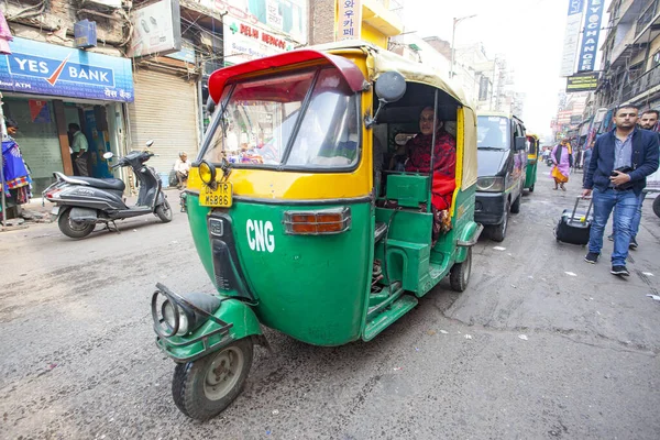 New Delhi India Nobember 2019 Pohled Turistické Centrum Hlavního Bazaru — Stock fotografie