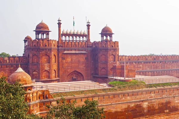 Red Fort Red Sandstone Fort Unesco World Heritage Site Served — Stock Photo, Image