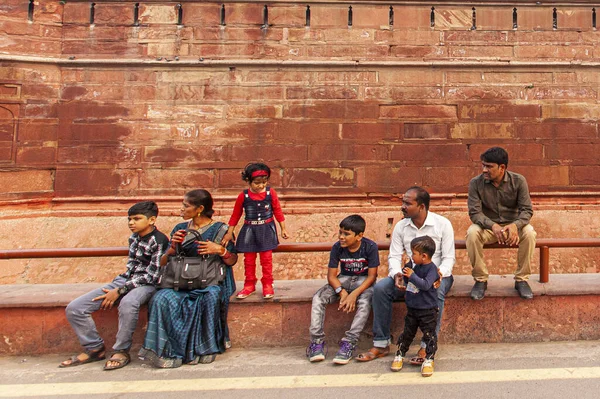 Old Delhi Листопада 2019 Червона Форта Цей Червоний Пісковик Єктом — стокове фото