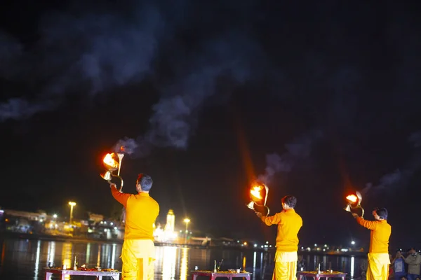 Rishikesh Uttarakhand Aralık 2019 Uttarakhand Hindistan Kutsal Kenti Rishikesh Ganga — Stok fotoğraf