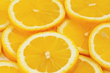 Taze, parlak meyve suları, limon ve limon.