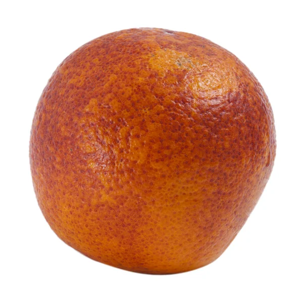Röd Siciliansk Orange Isolerad Vit — Stockfoto