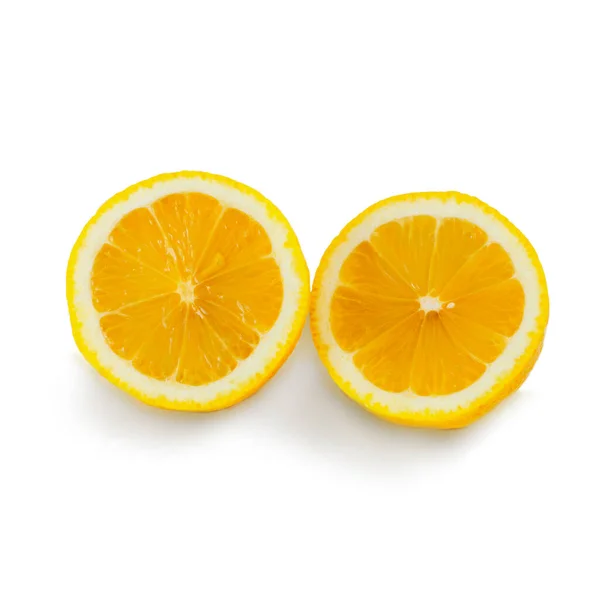 Sarı Limon Beyazda Izole — Stok fotoğraf