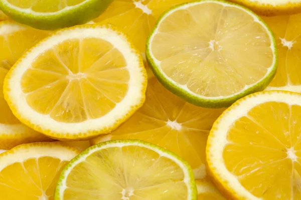 Čerstvé Šťávy Citruces Citrusy Citrony Zázemí — Stock fotografie