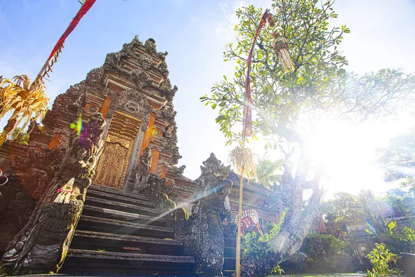 Beautiful Saraswati Temple Early Morning Ubud Indonesia — Stock Photo, Image