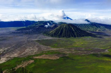 Bromo volkanı, Doğu Java, Endonezya 'nın en iyi manzarası
