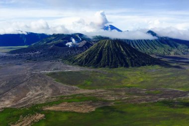 Bromo volkanı, Doğu Java, Endonezya 'nın en iyi manzarası