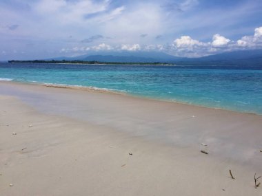 Gili Meno Adası 'ndaki inanılmaz Bali Denizi suyu