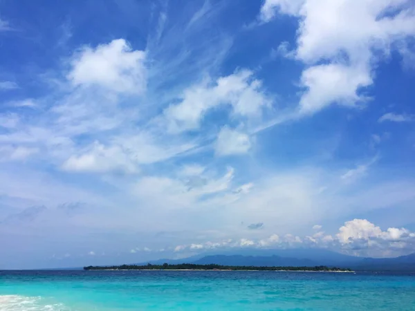 Incredibile Acqua Del Mare Bali Sull Isola Gili Meno — Foto Stock