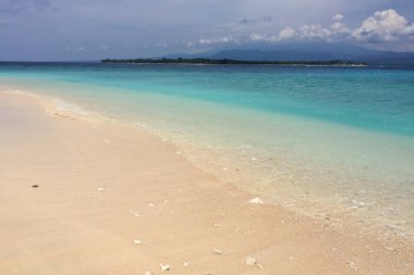 Gili Meno Adası 'ndaki inanılmaz Bali Denizi suyu